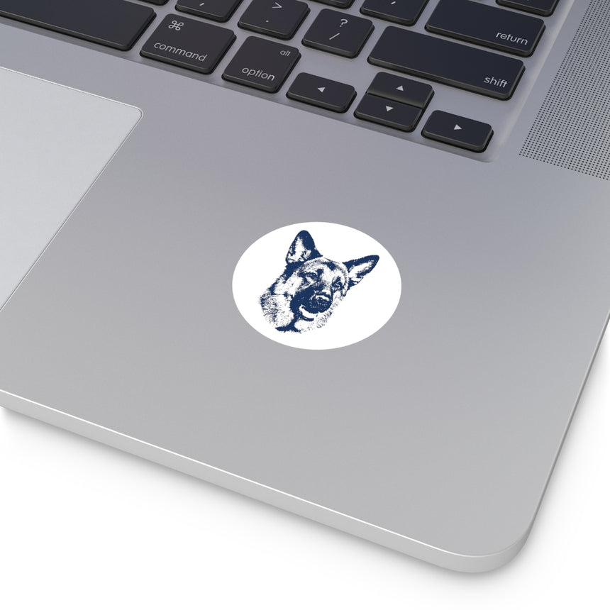 Round Rex Sticker | Hudson & Rex