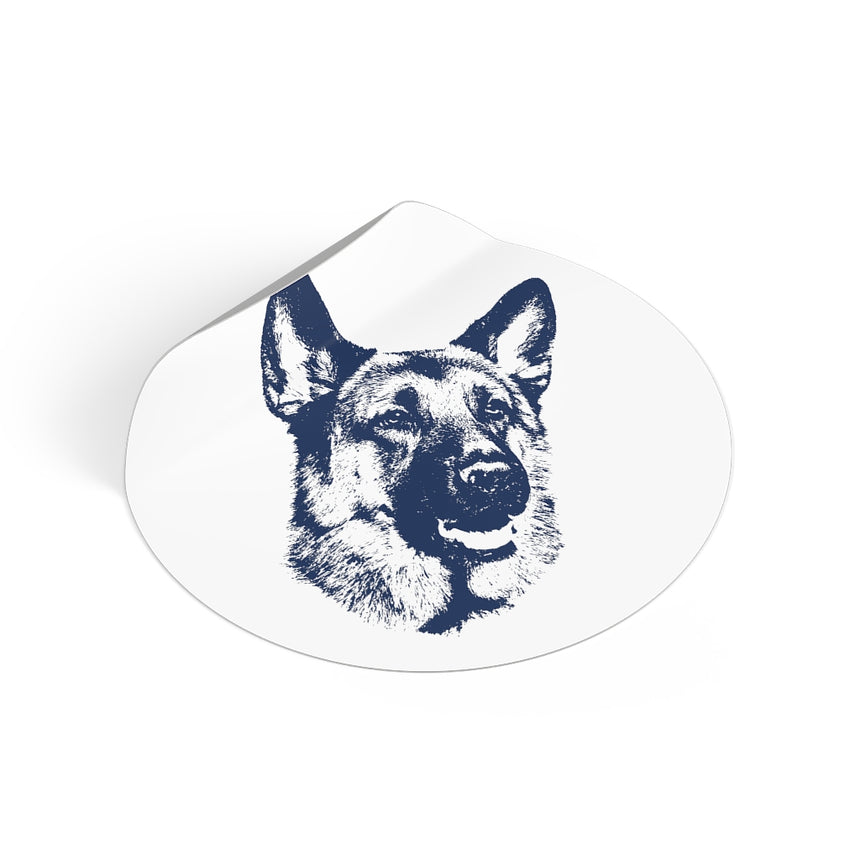 Round Rex Sticker | Hudson & Rex